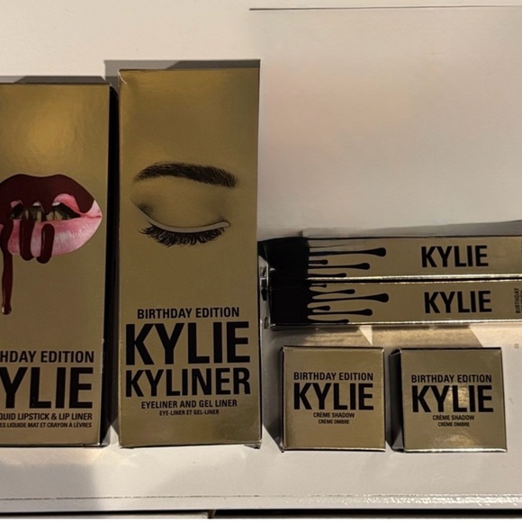 Kylie Cosmetics Other - Authentic New KYLIE Cosmetics Limited Edition Birthday Collection Bundle lips